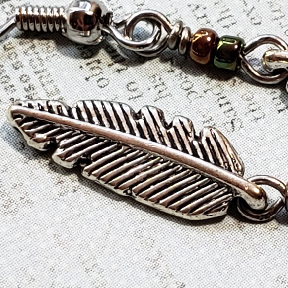 Feather Earrings - Picture 4 of 5